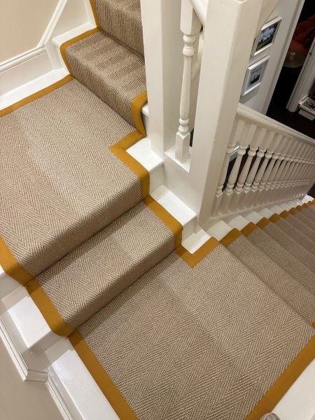 SISAL-HAVANNAH-COLOUR-ARGENT-WITH-AN-INDIAN-SUMMER-BORDER