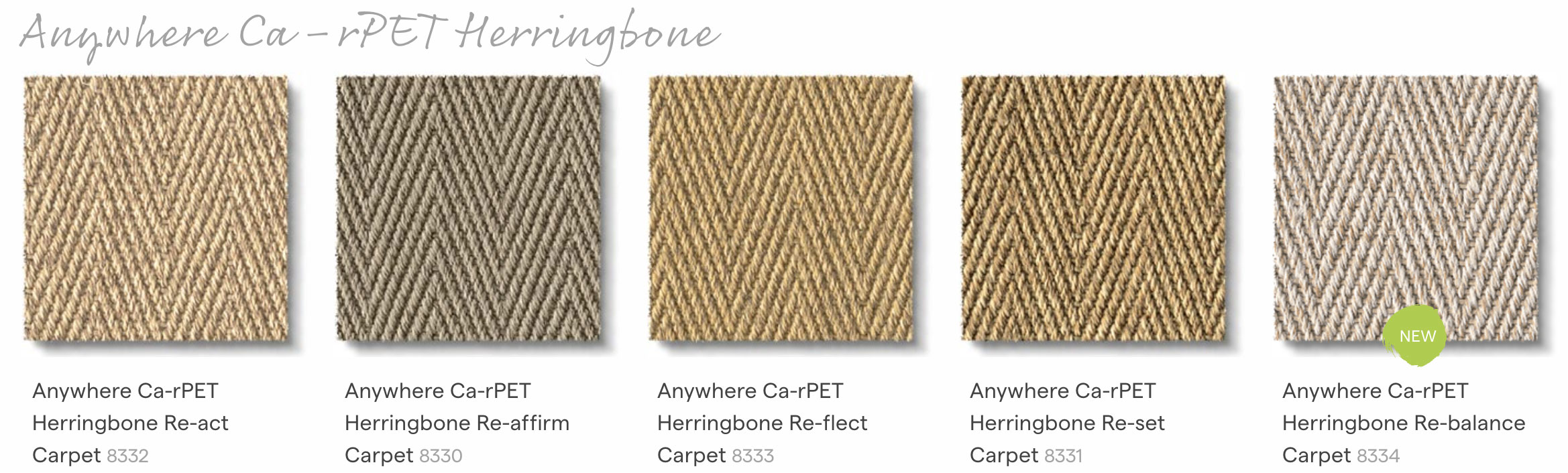 Alternative-Flooring-Ca-rPET-Herringbone Alternative flooring, Anywhere Ca-rPET, Recycled Fibre, British Racing border, The Carpetstore, London Carpet, London Flooring
