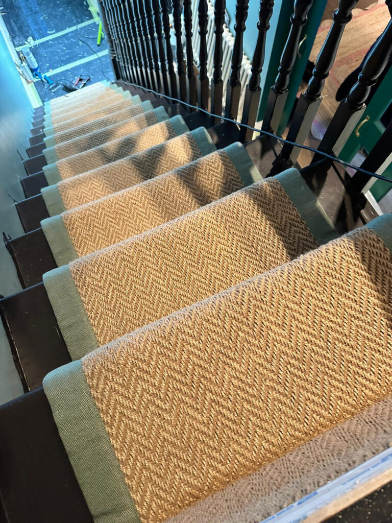 Alternative Flooring, Wool Herringbone, Zig Zag Button, The Carpetstore, London Carpets