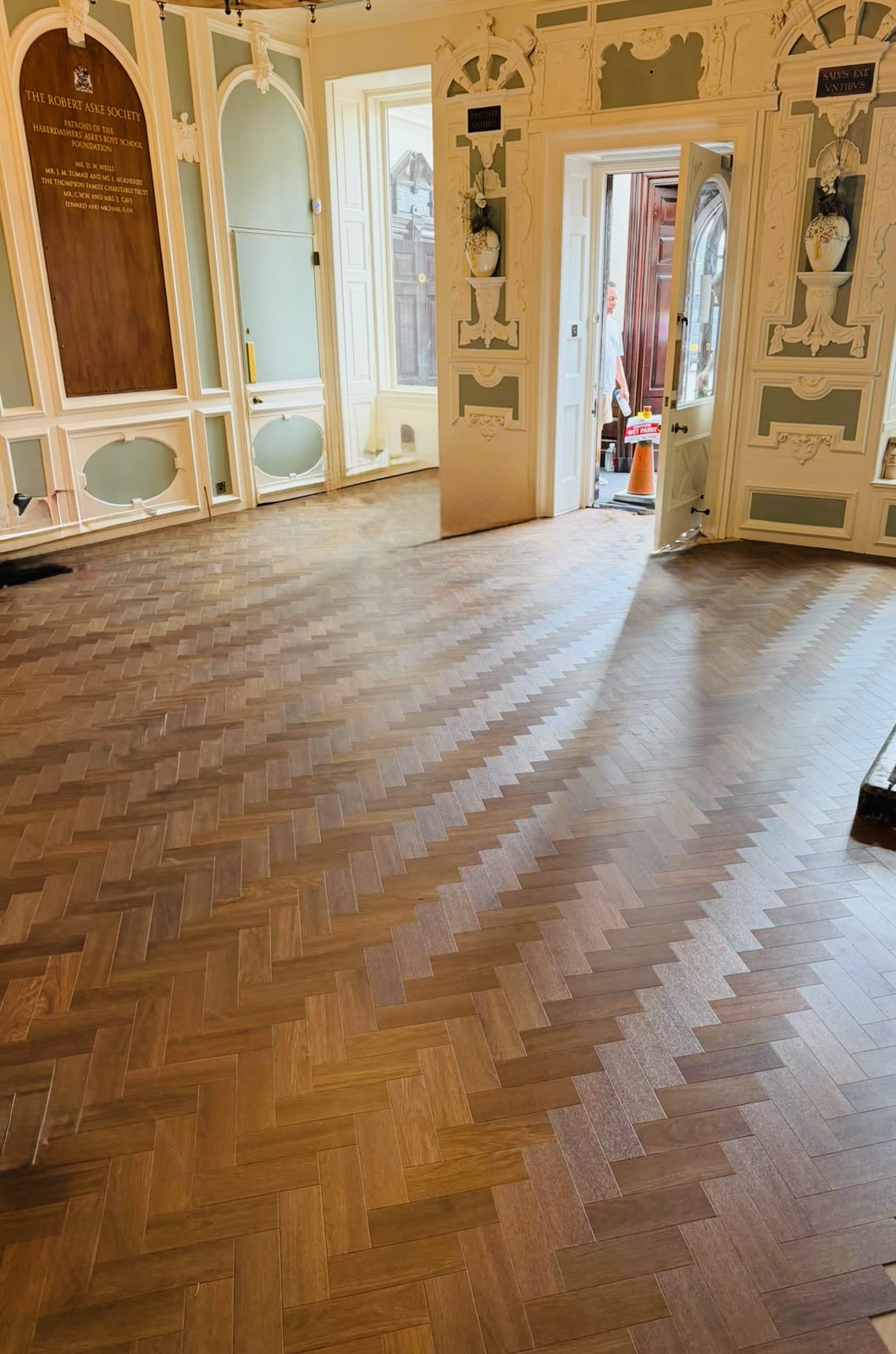 The Carpetstore, London Carpet, London Flooring, Amtico Flooring, Amtico Spacia, Small Parquet, Saddler Oak 1