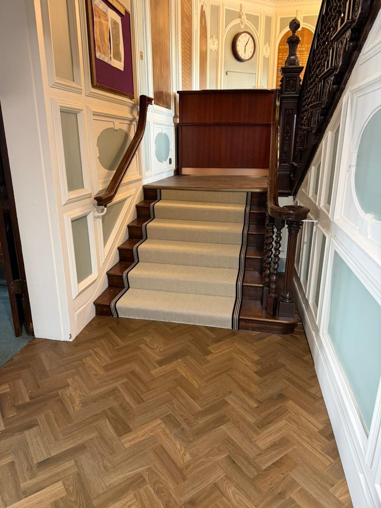 The Carpetstore, London Carpet, London Flooring, Amtico Flooring, Amtico Spacia, Small Parquet, Saddler Oak