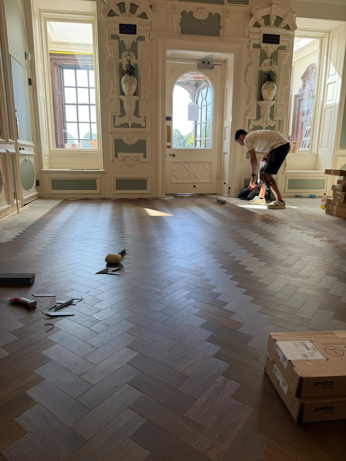 The Carpetstore, London Carpet, London Flooring, Amtico Flooring, Amtico Spacia, Small Parquet, Saddler Oak 6